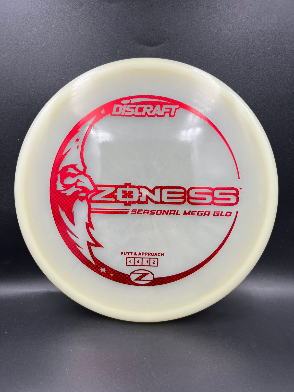 Discraft Mega Glo Zone SS Red Weave Stamp - 170g-172g