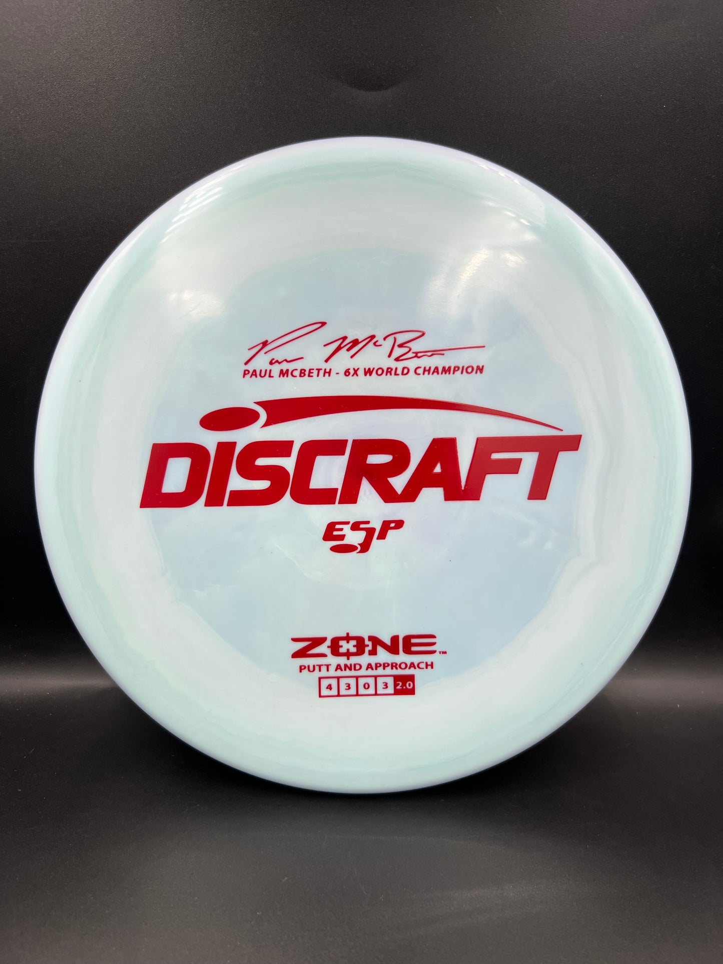 Discraft ESP Zone Sky Blue Dark Red - 172g