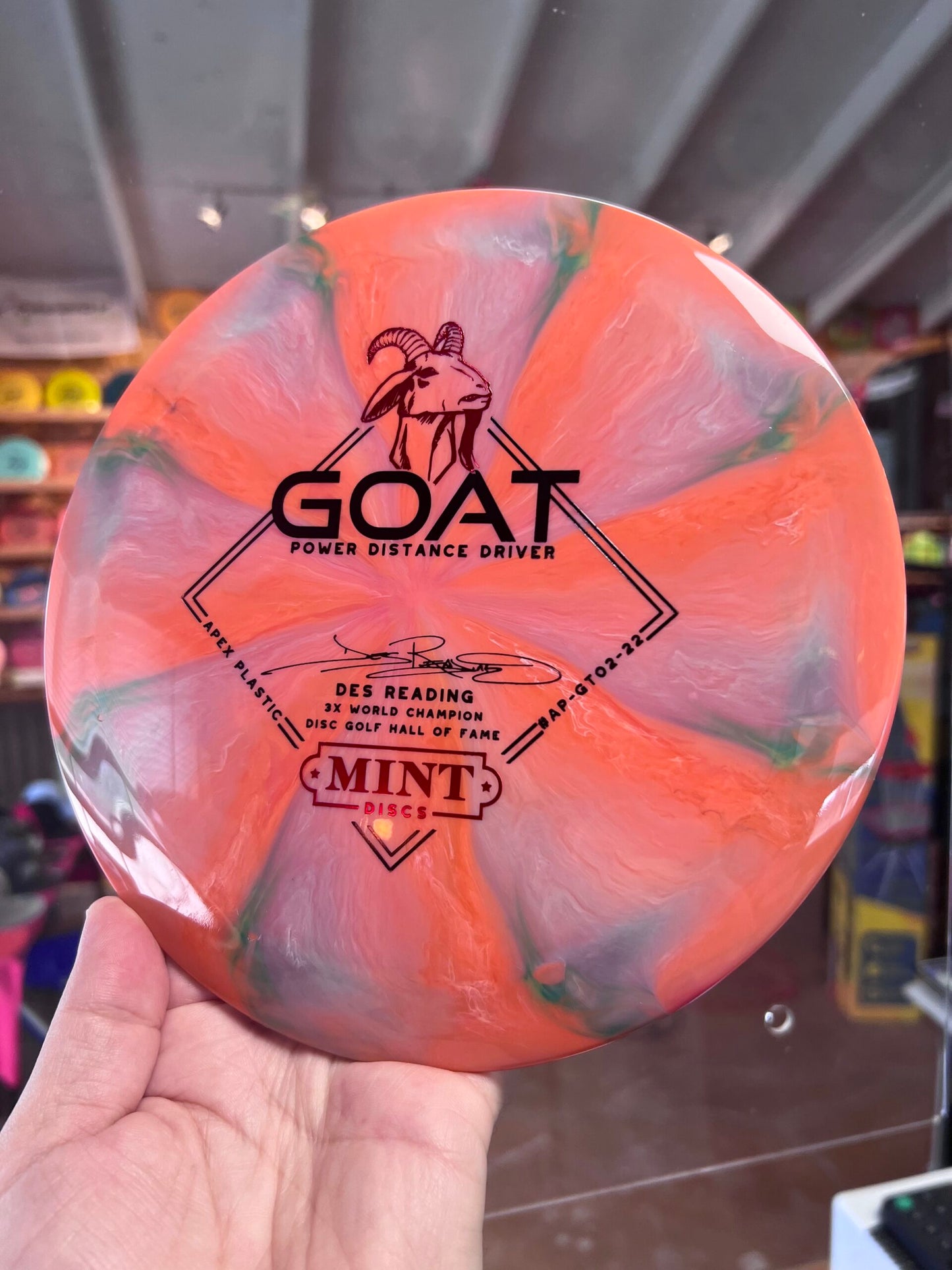 Mint Discs Swirly Goat