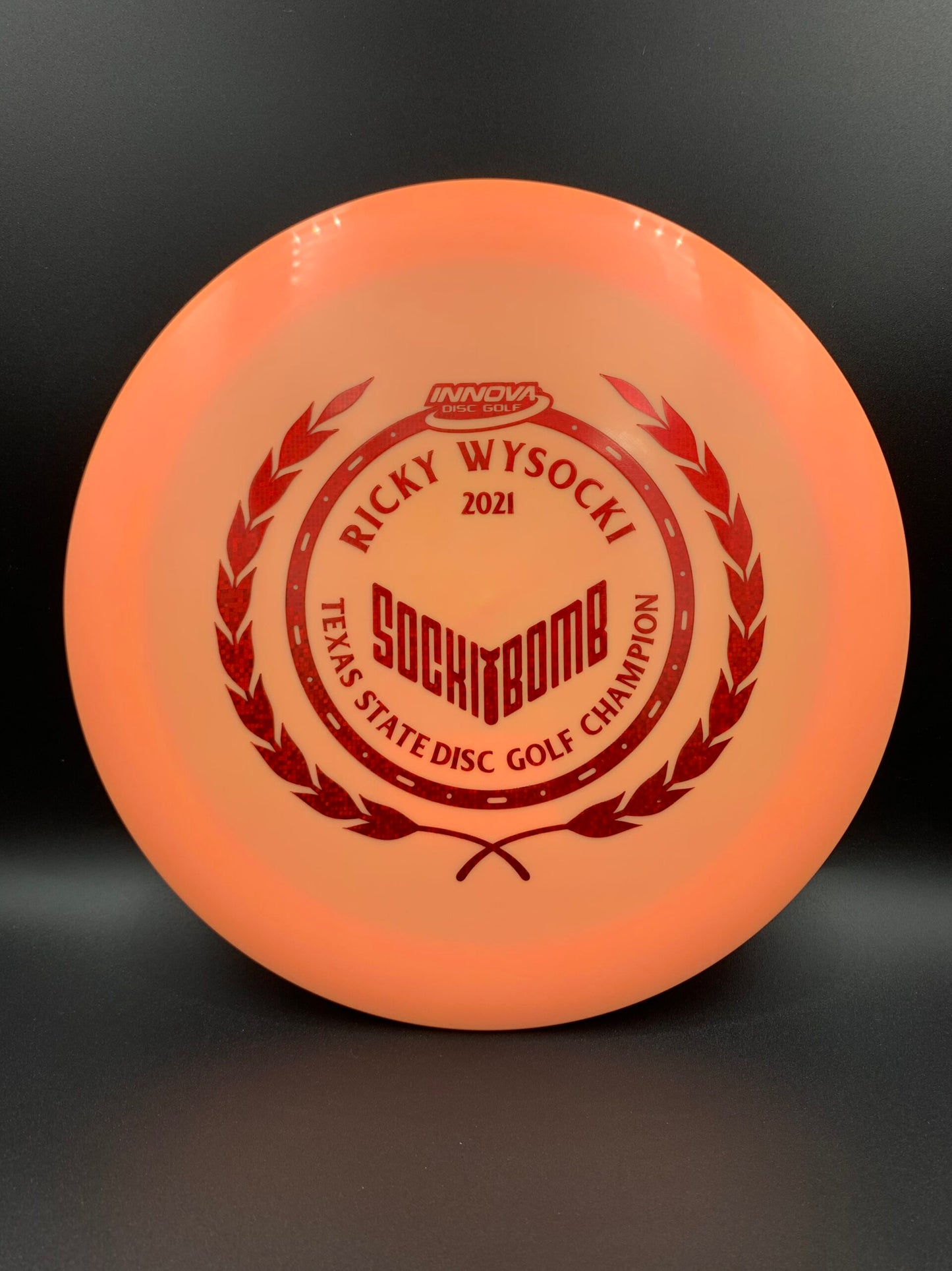 Innova Ricky Wysocki 2021 Texas State Disc Golf Champion Commemorative Star Destroyer 02