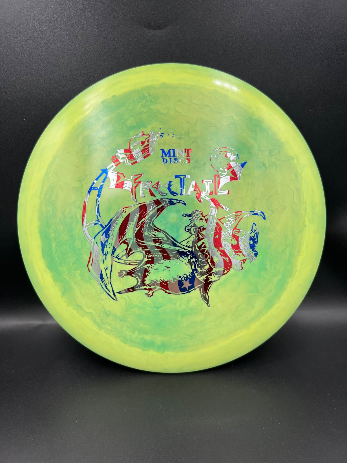 Mint Lightweight Apex Freetail Yellow Green Flag Stamp - 159g