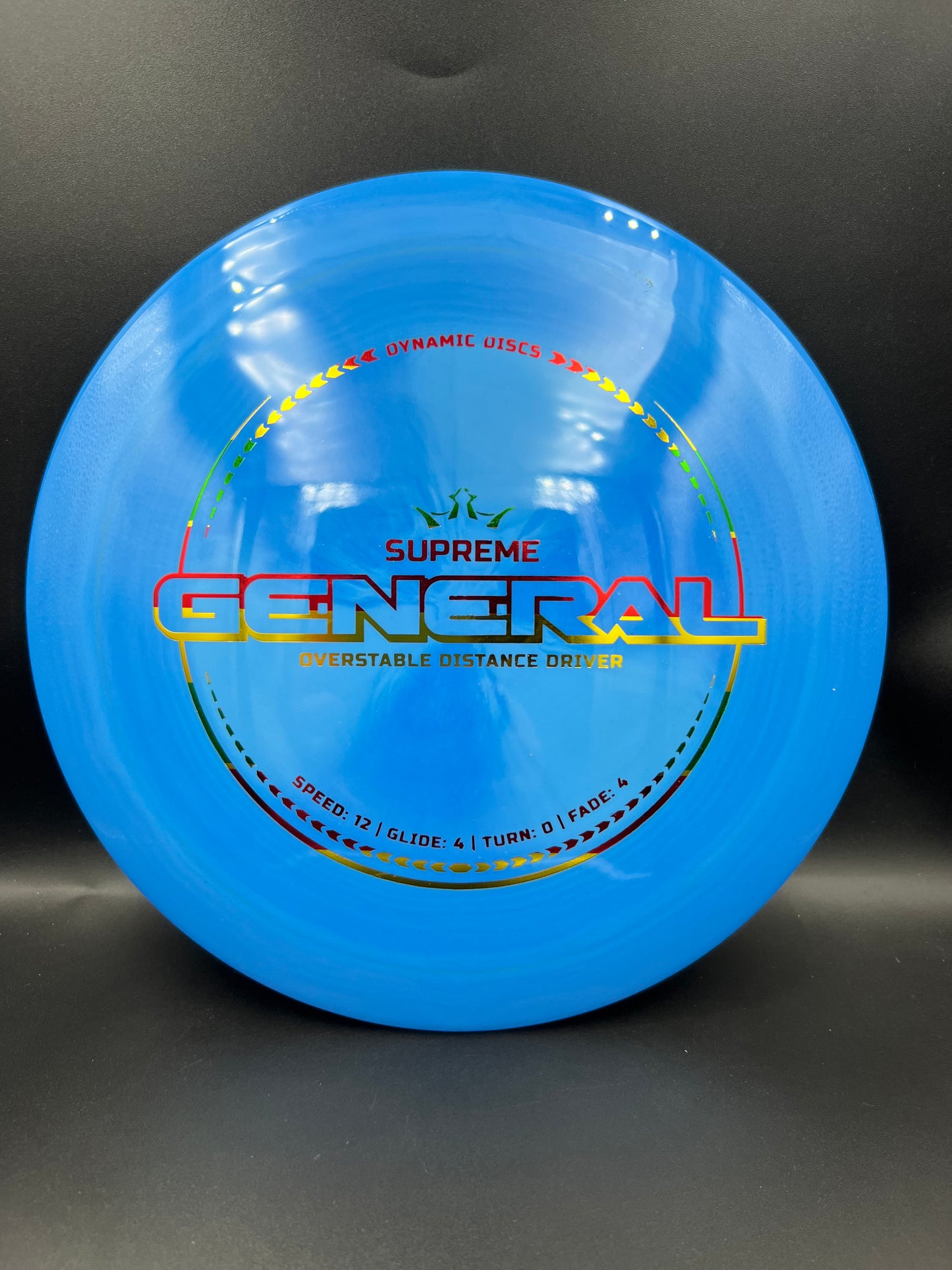 Dynamic Discs Supreme General Blue Rasta Stamp - 173g