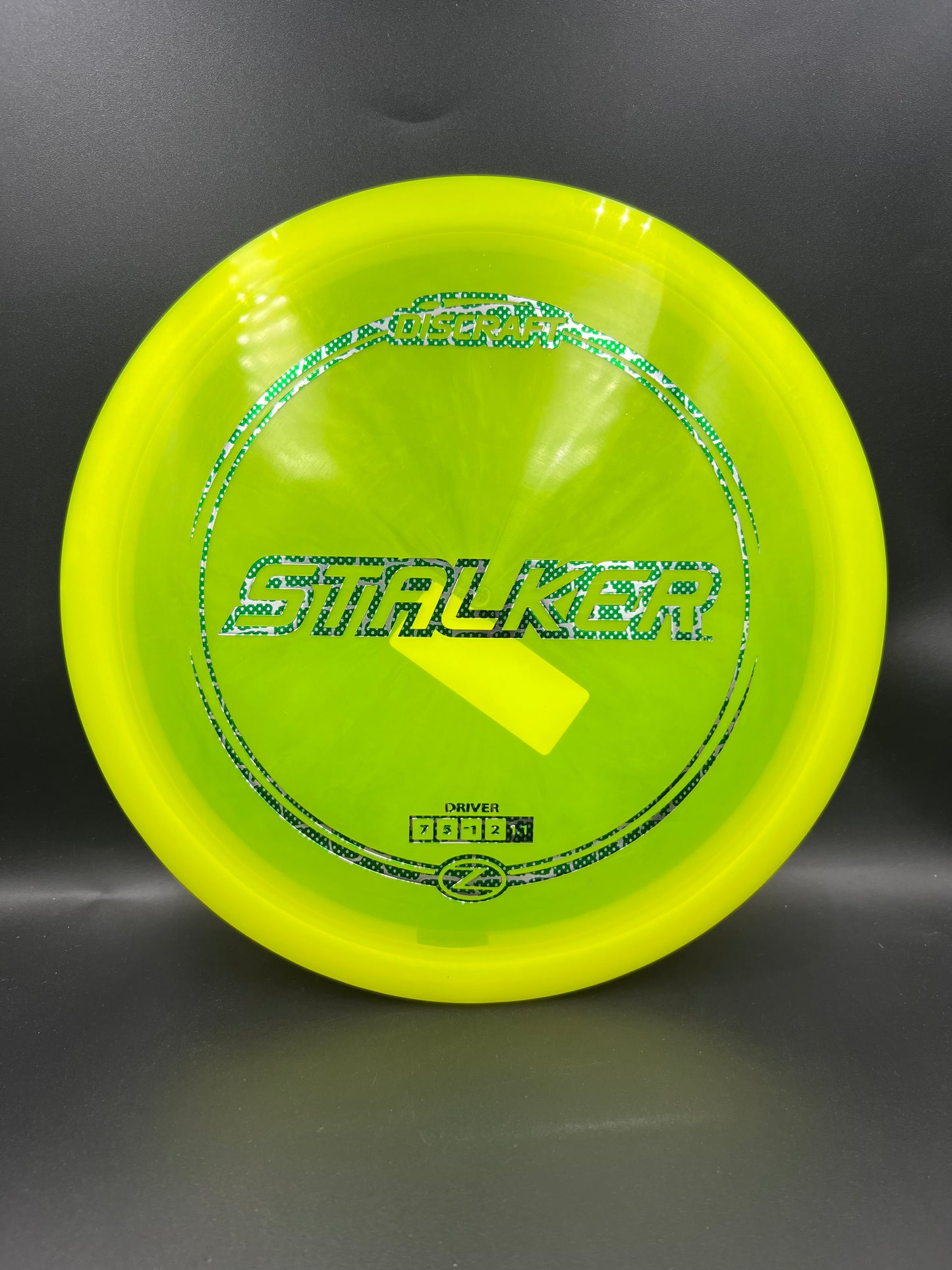Discraft Z Stalker Yellow Green Silver Stamp - 175-176g