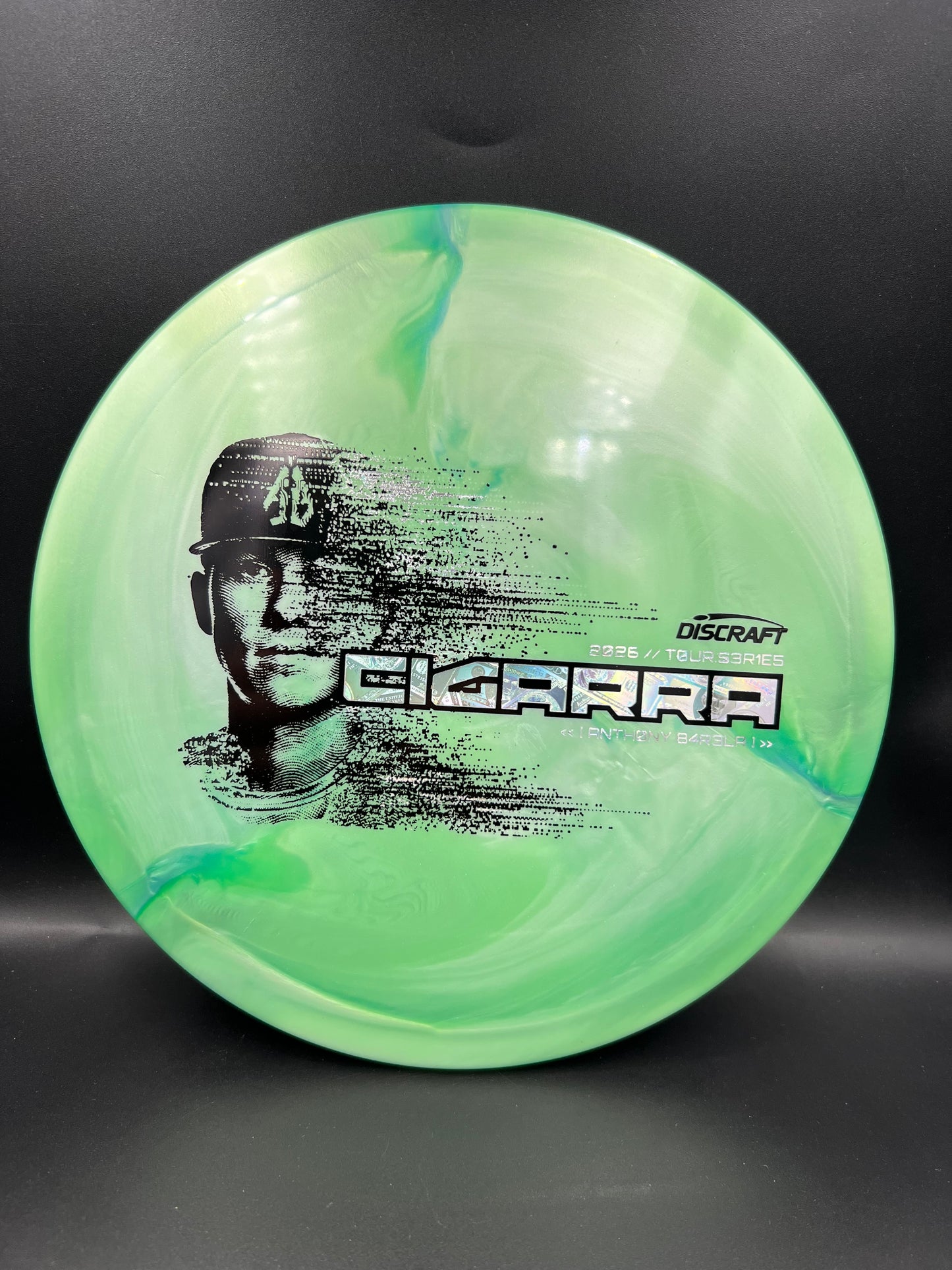 Discraft Anthony Barela Cigarra 2026 Tour Series Green Money Stamp - 170g