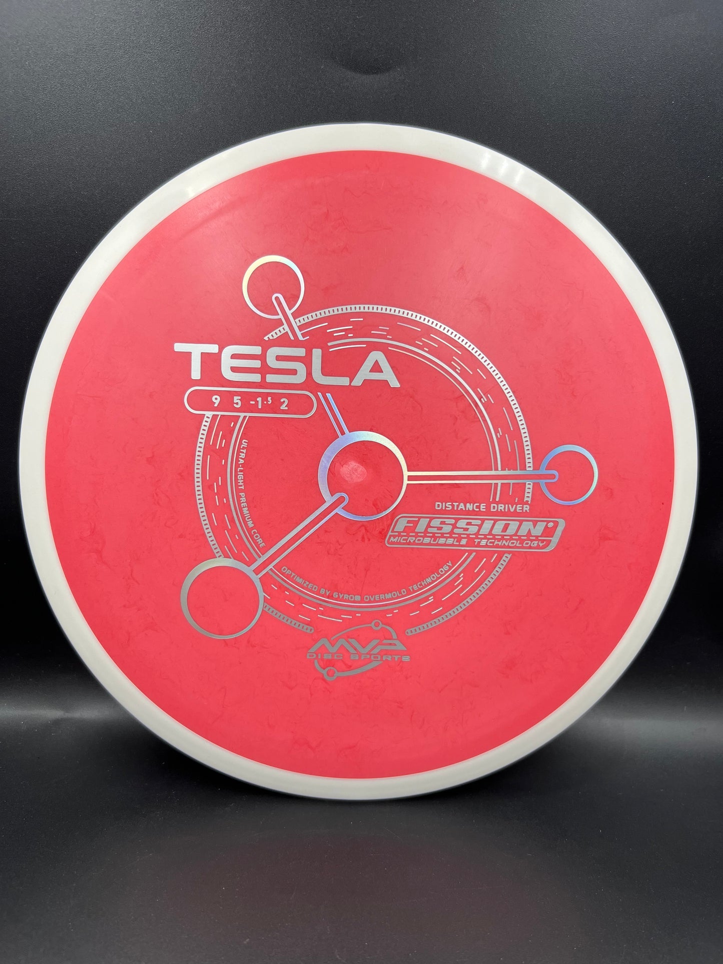 MVP Fission Tesla Reddish Pink Silver Stamp - 163g
