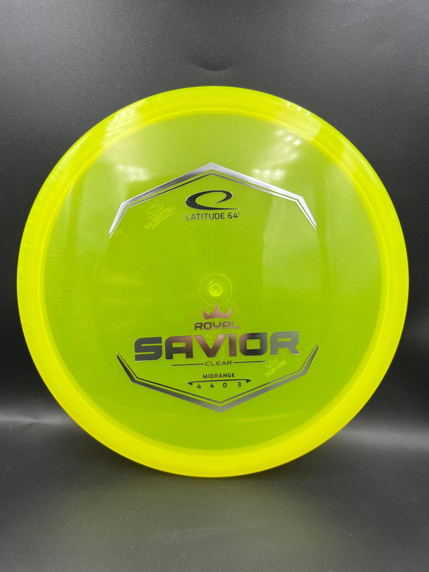 Latitude 64 Royal Clear Savior Yellow Silver Stamp - 173g