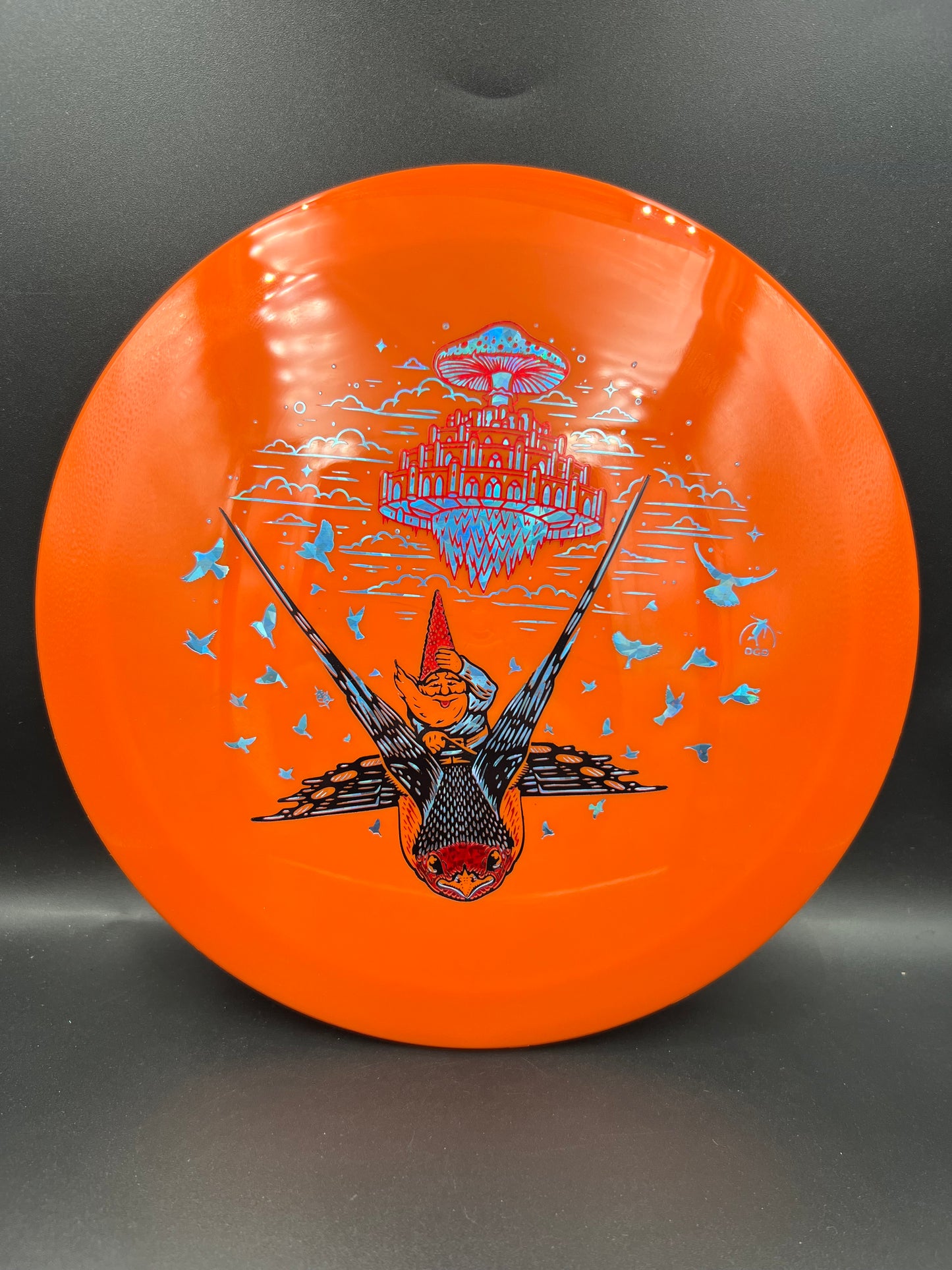 Thought Space Soft Aura Mantra Orange Red Blue Stamp - 174g