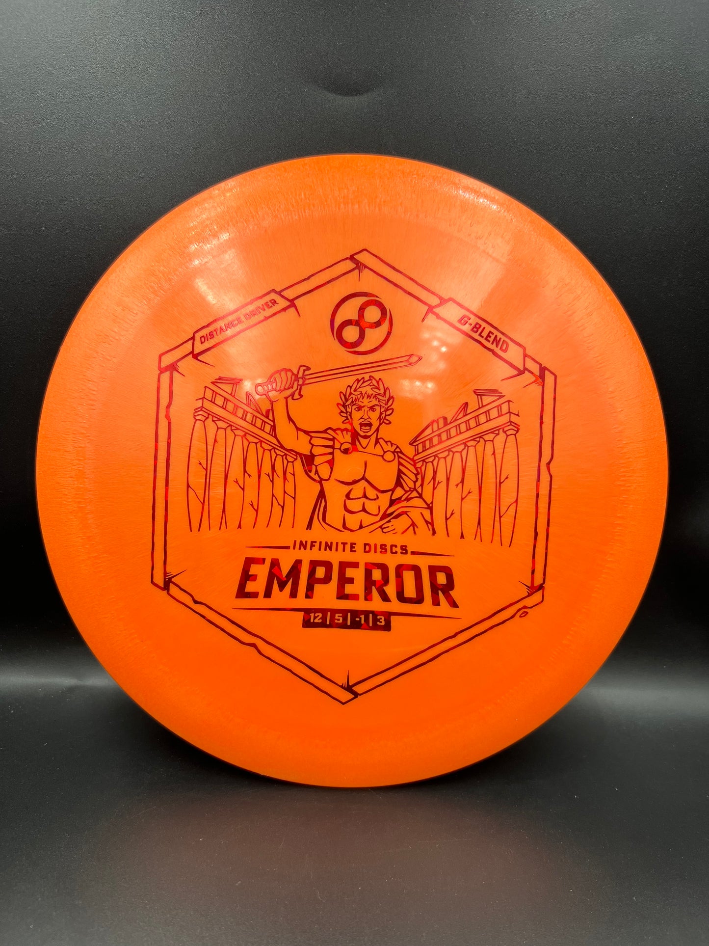 Infinite Discs G-Blend Emperor Orange Red Stamp - 170g