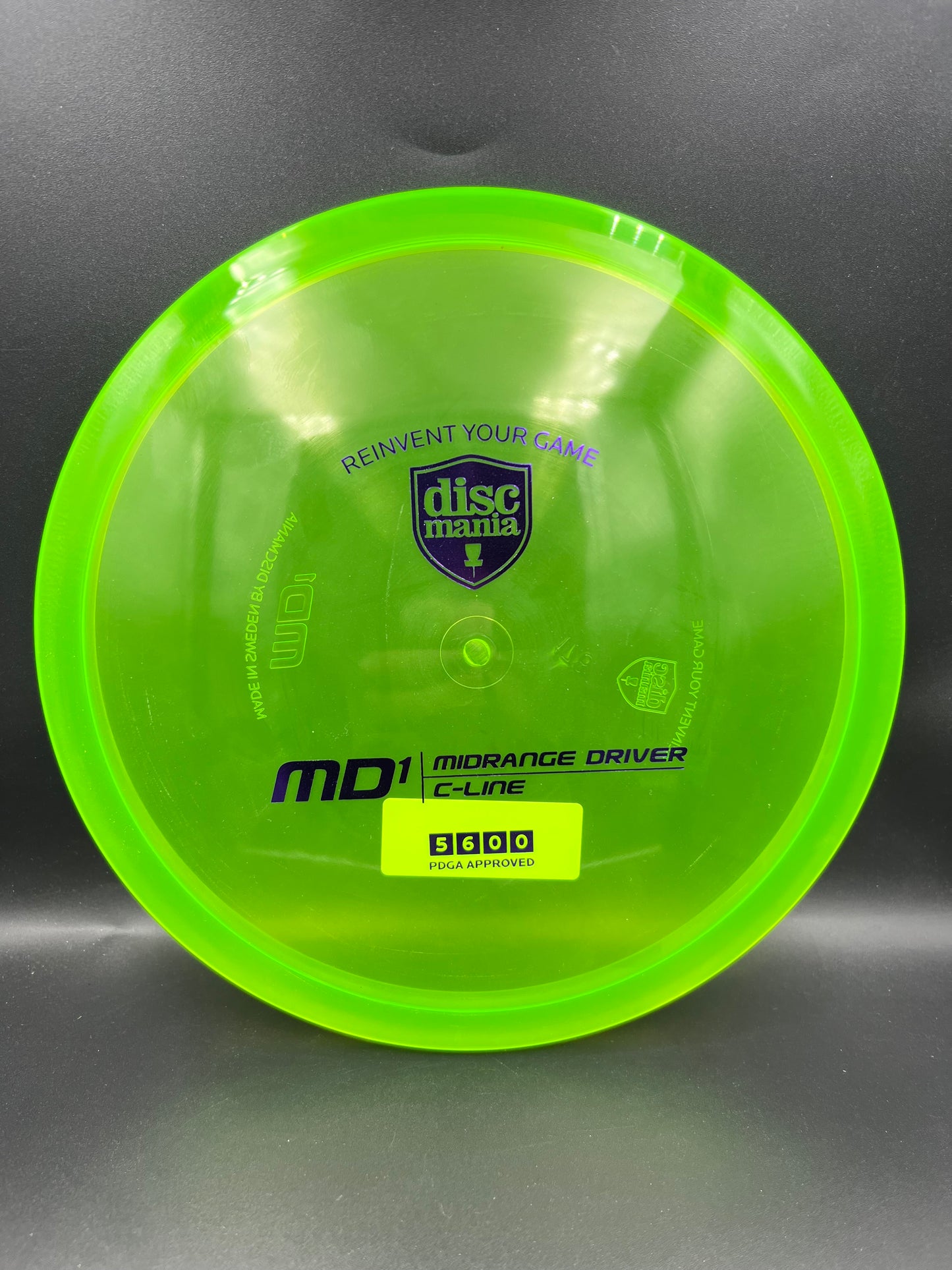 Discmania C-Line MD1 Green Purple Stamp - 178g