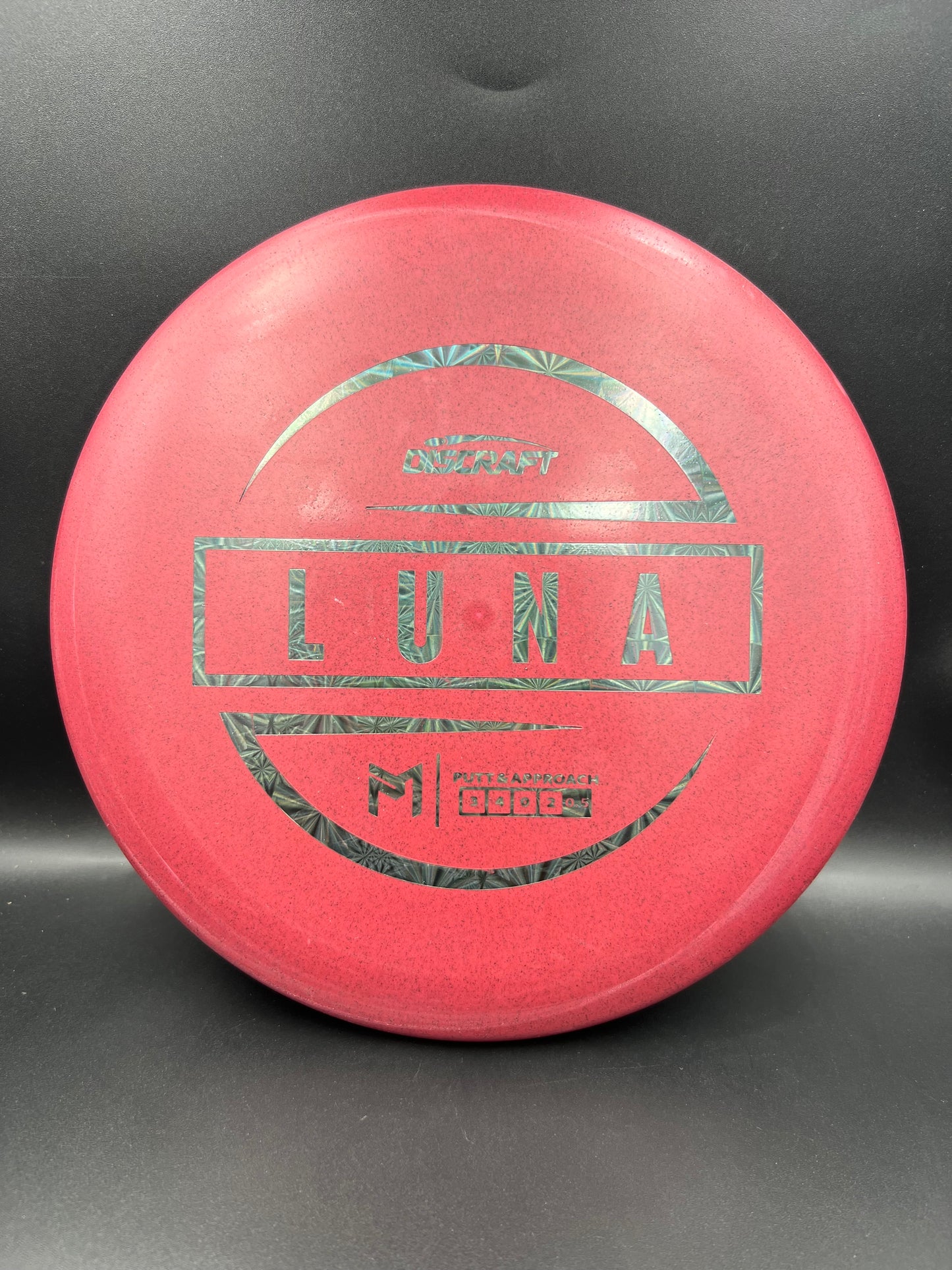 Discraft Rubber Blend Luna Dark Red Dark Bursts Stamp - 173g
