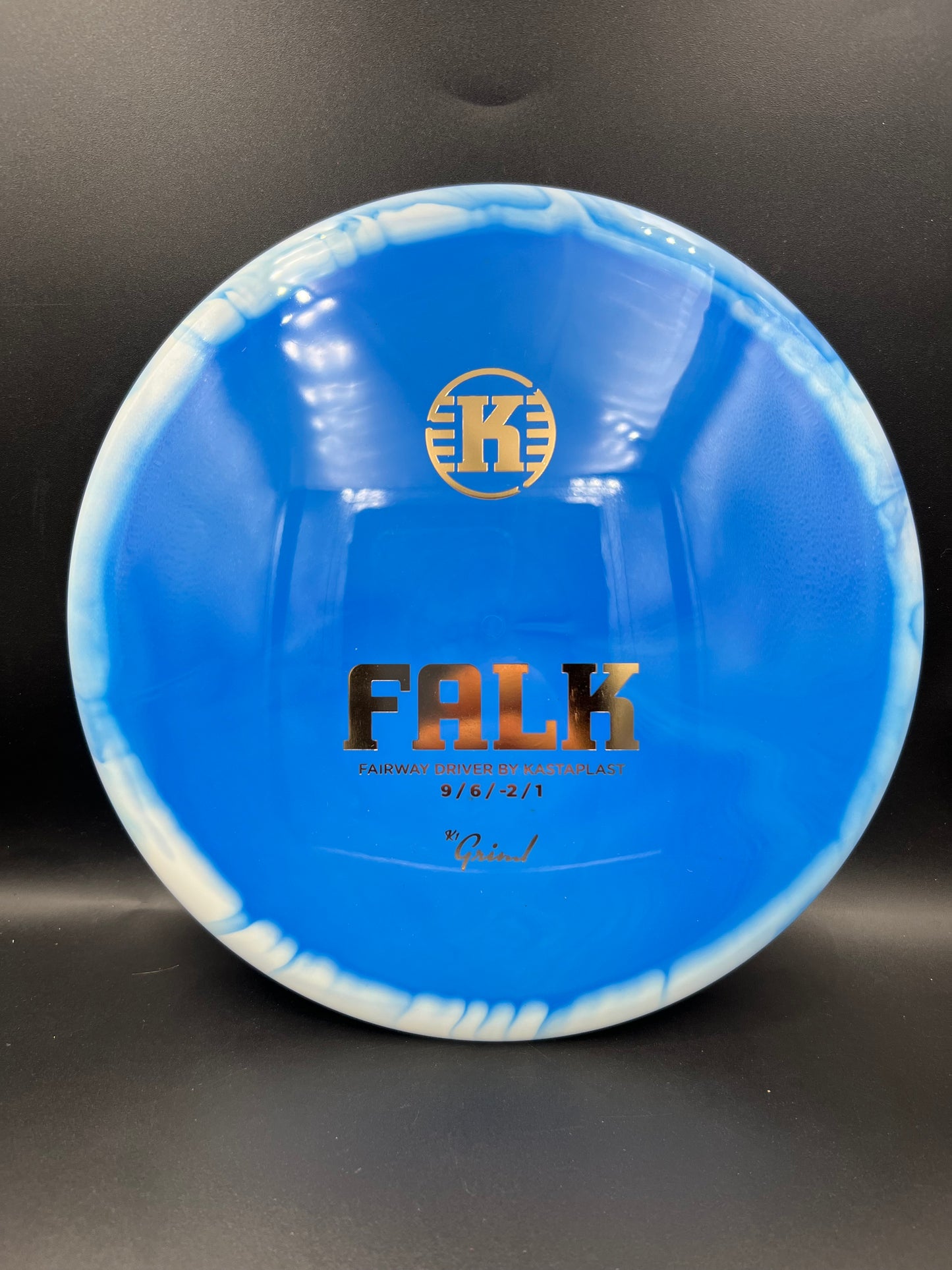 Kastaplast K1 Grind Falk Blue Gold Stamp - 171g