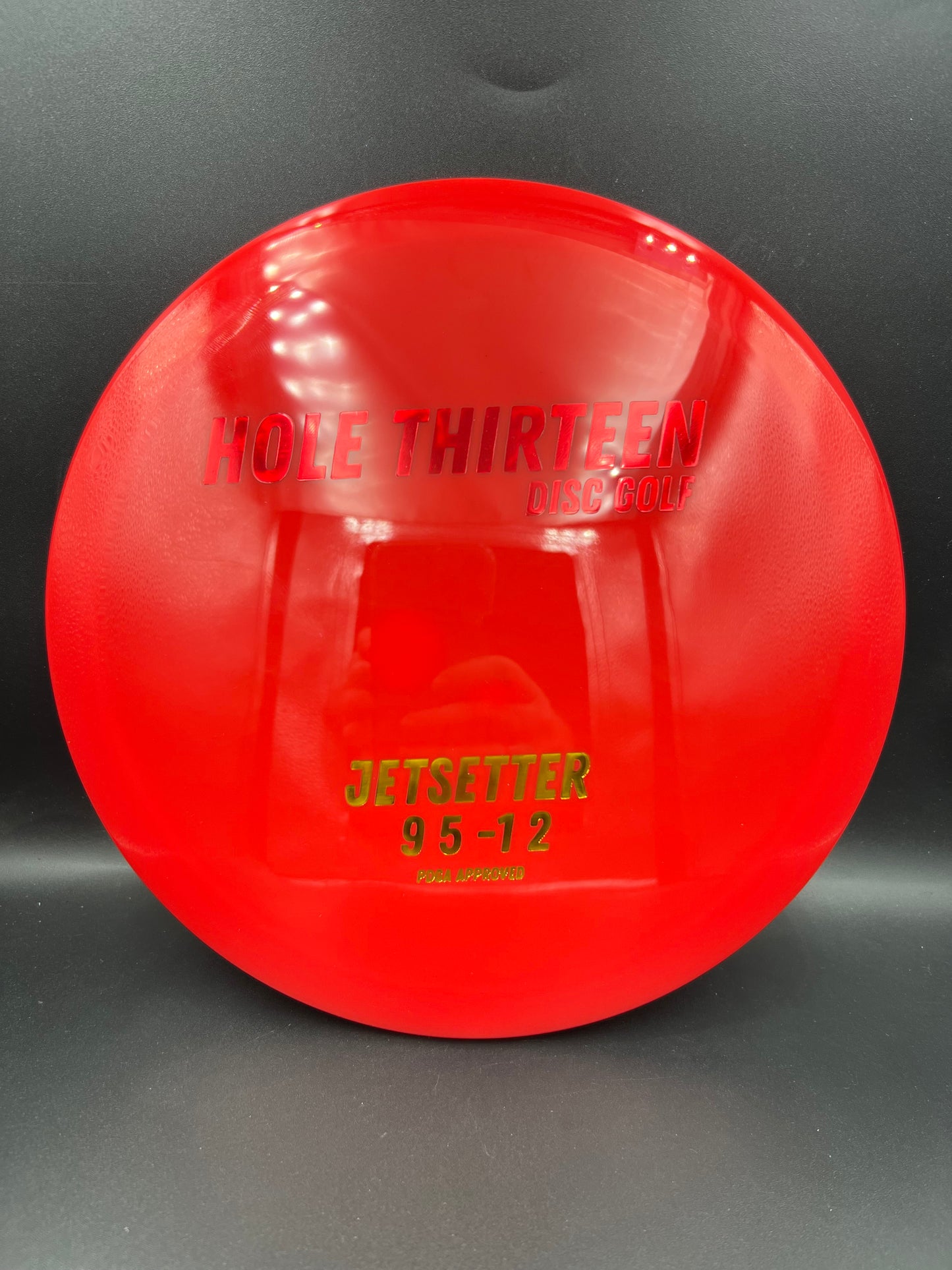 H13 Voyage Bound Jetsetter Fire Red Red & Gold Double - 173g