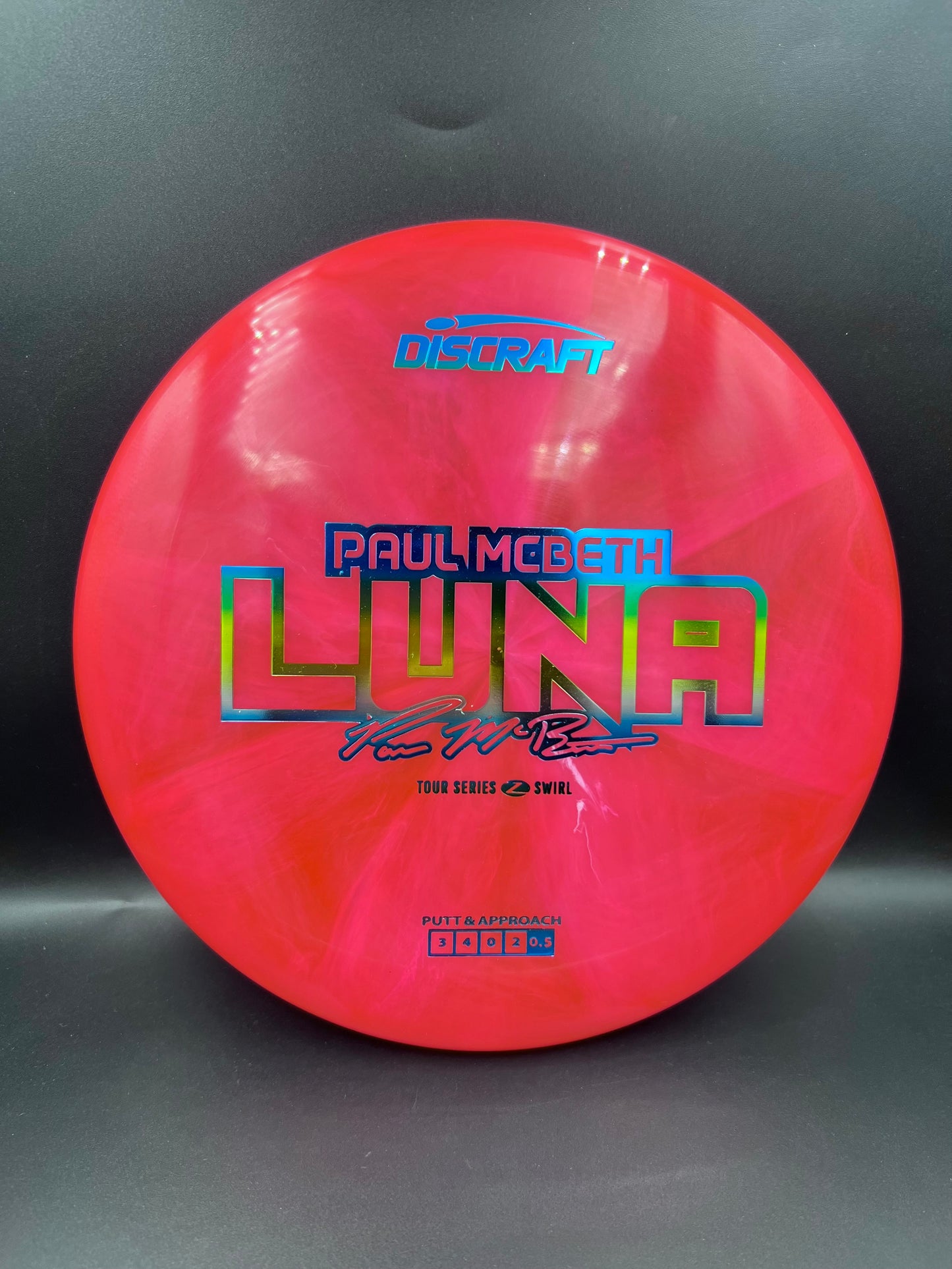 Discraft Paul McBeth Tour Series Z Swirl Luna 2025