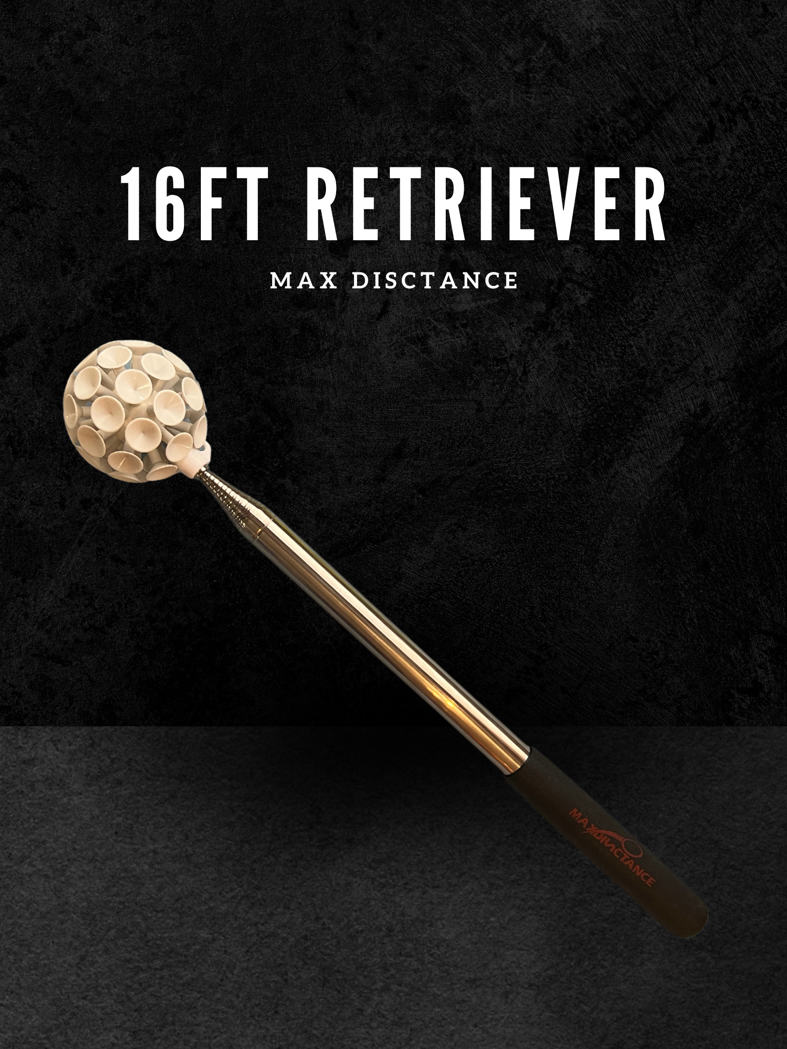 Max Disctance 16ft Disc Retriever & Sticky Ball