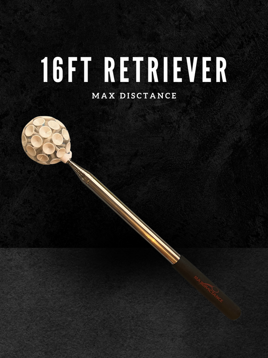 Max Disctance 16ft Disc Retriever & Sticky Ball