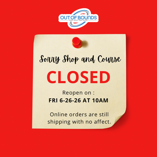 Temporary - Shop & Course Closed