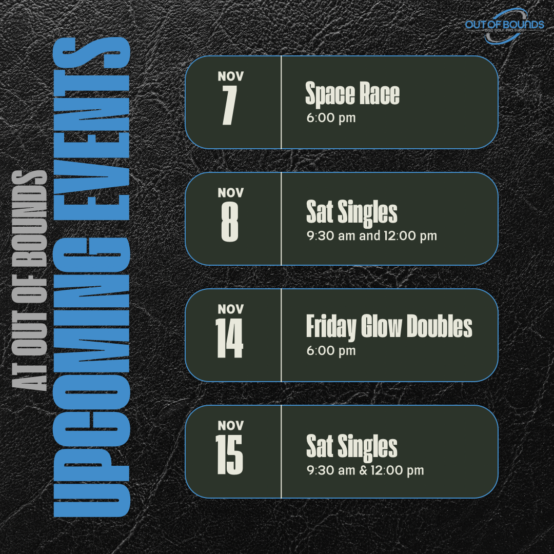 Weekly Event Sign Ups (Nov 7/8)