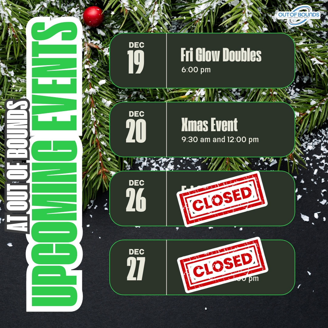 Weekly Event Signups 12/19 - 12/20