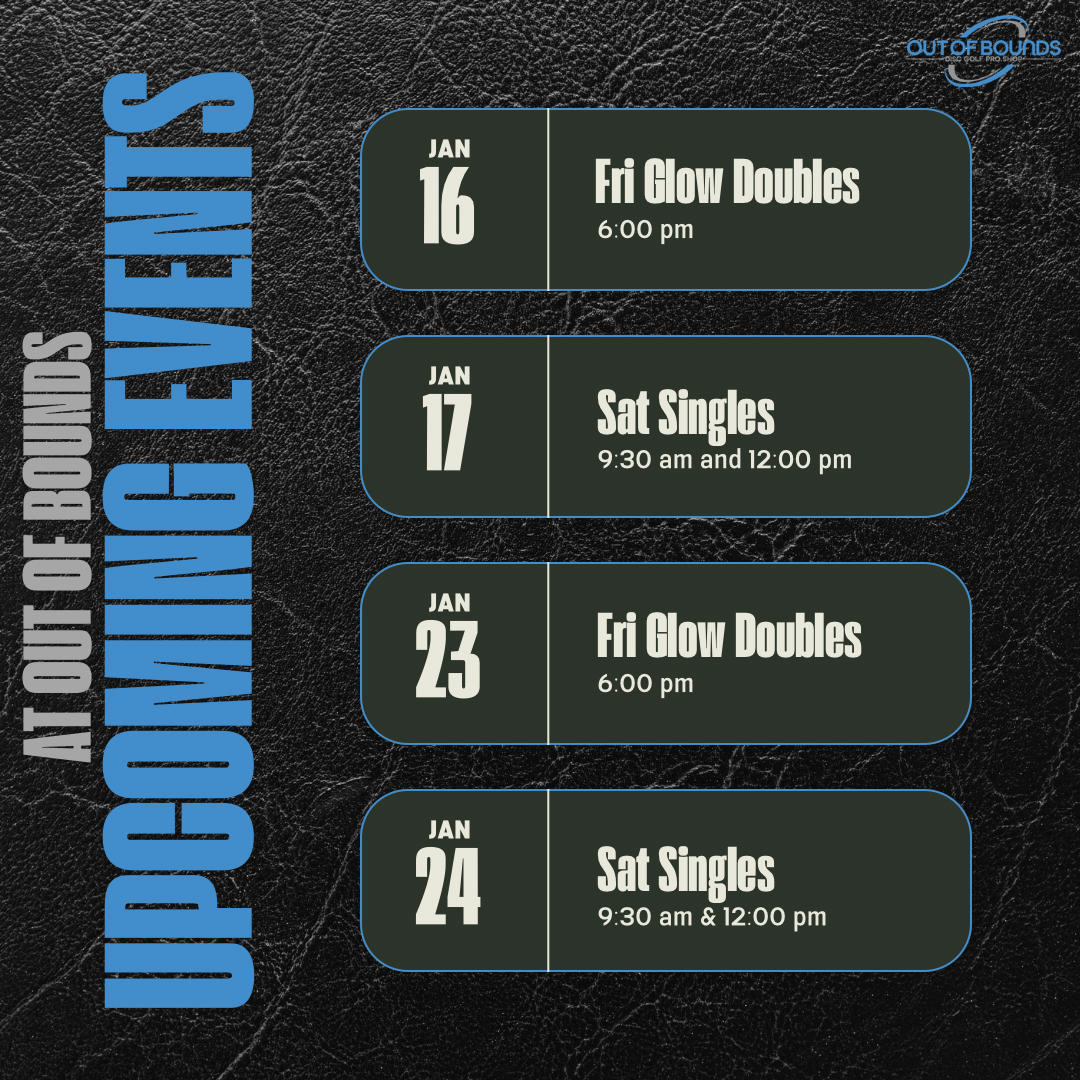 Weekly Event Sign Ups 1/16 - 1/17