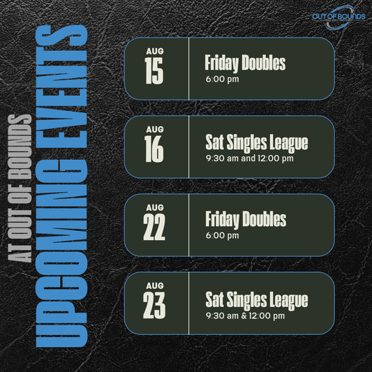 Weekly Event Sign Ups