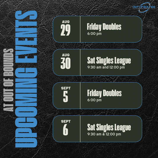 Weekly Events 8/29 - 8/30
