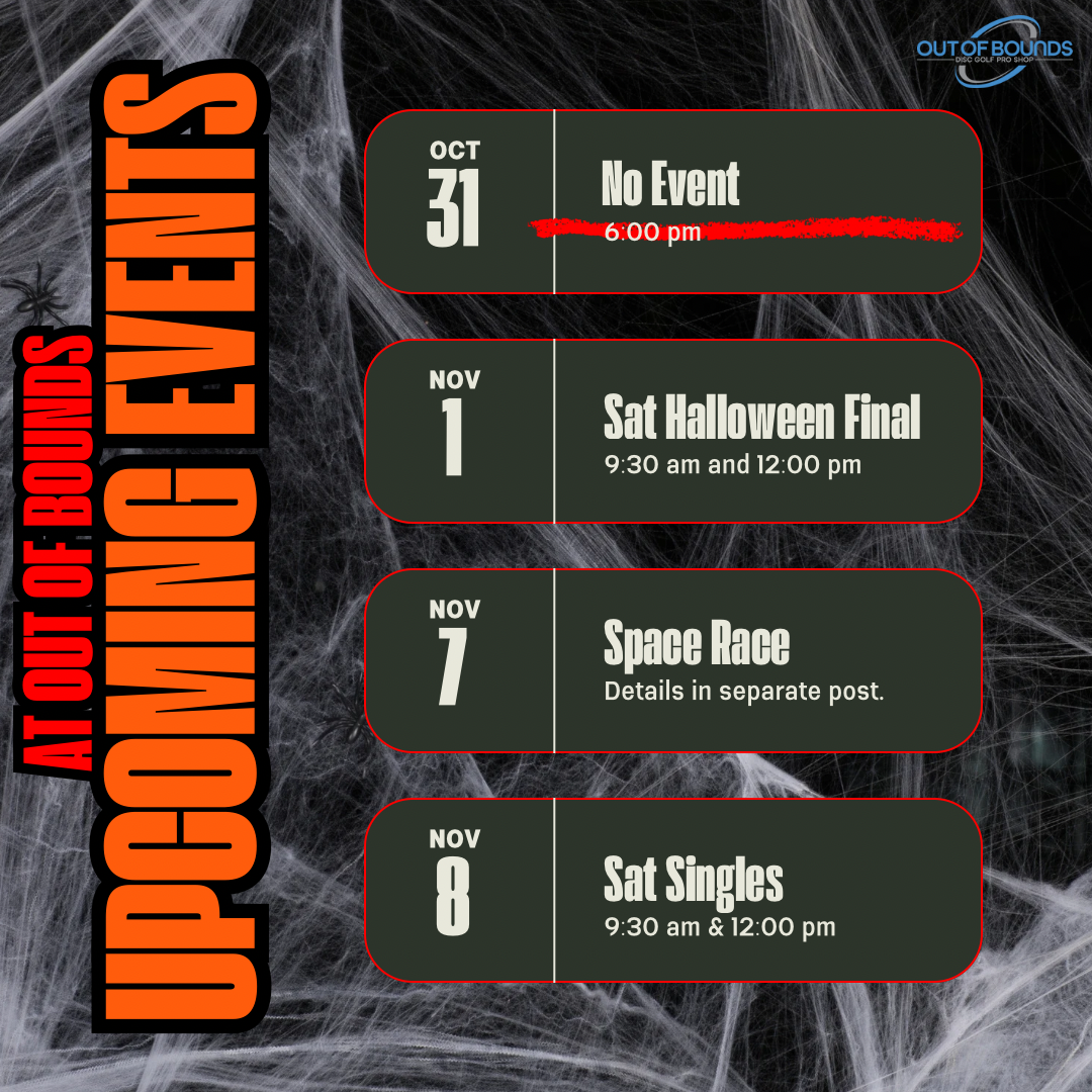 Weekly Events Sign Ups (11-1-25)