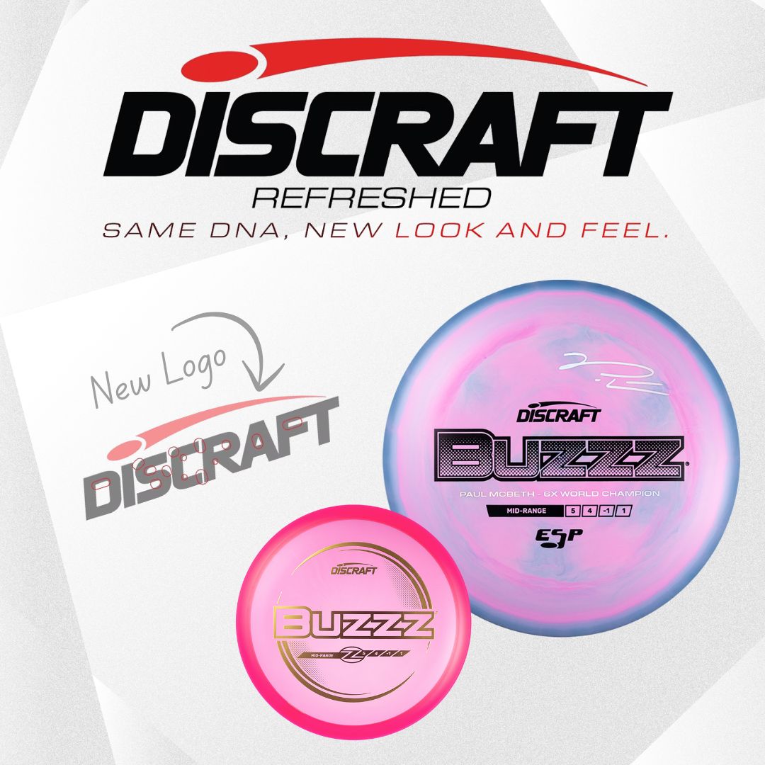 Discraft Refresh collection featuring updated Z and ESP discs, including Buzzz, Zone, Undertaker, and Nuke