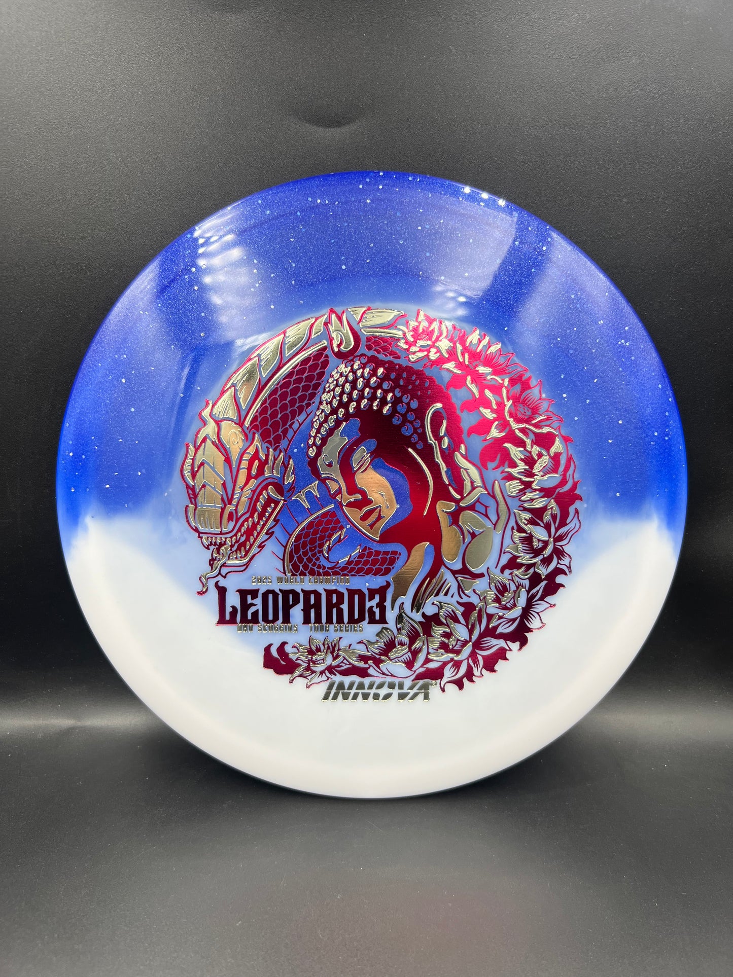 Innova 2026 Tour Series Ohn Scoggins DUO Leopard3 3- Blue Top Red Silver - 173g-175g