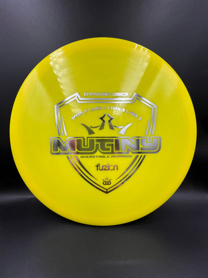 Dynamic Discs Fuzion Mutiny Yellow Silver - 177g