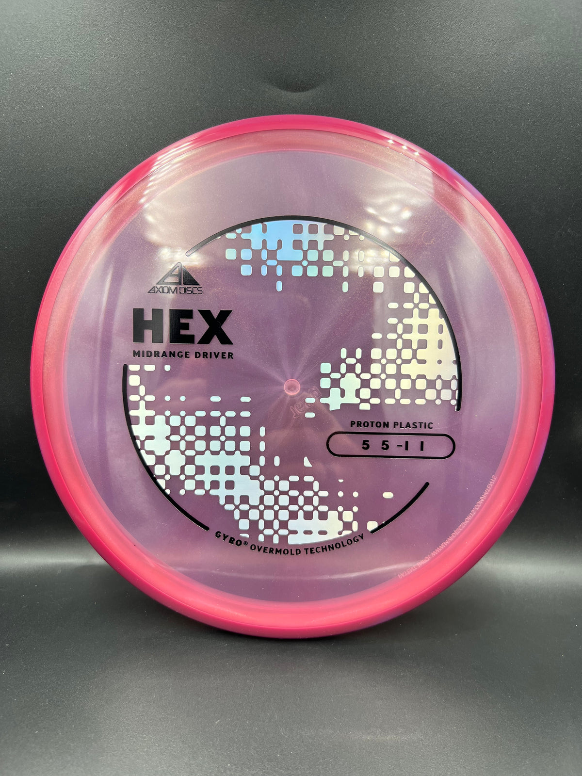 Axiom Proton Hex Pink Pink Purple Rim - 169g