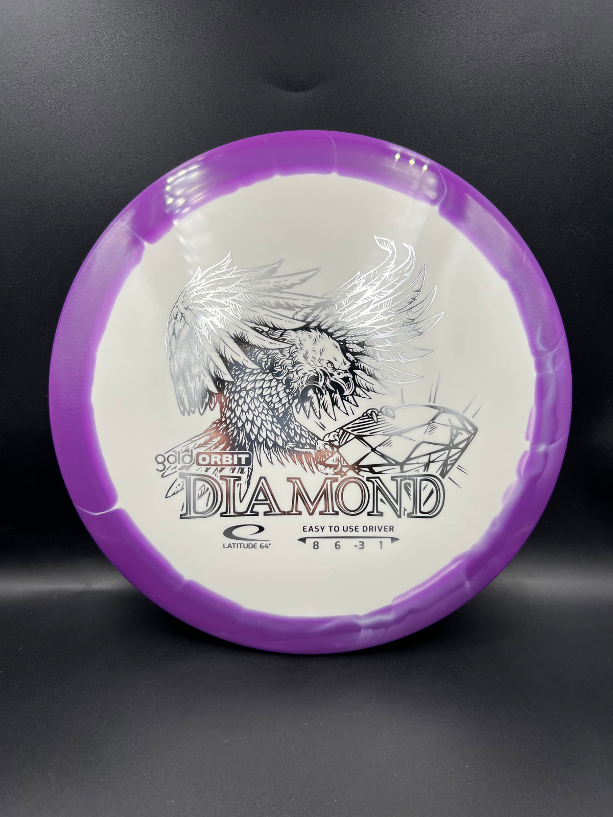 Latitude 64 Gold Orbit Diamond Purple Silver - 156g
