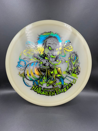 Discraft 2026 Mega Glo Halloween Buzzz Green Yellow Multi Color - 177g+