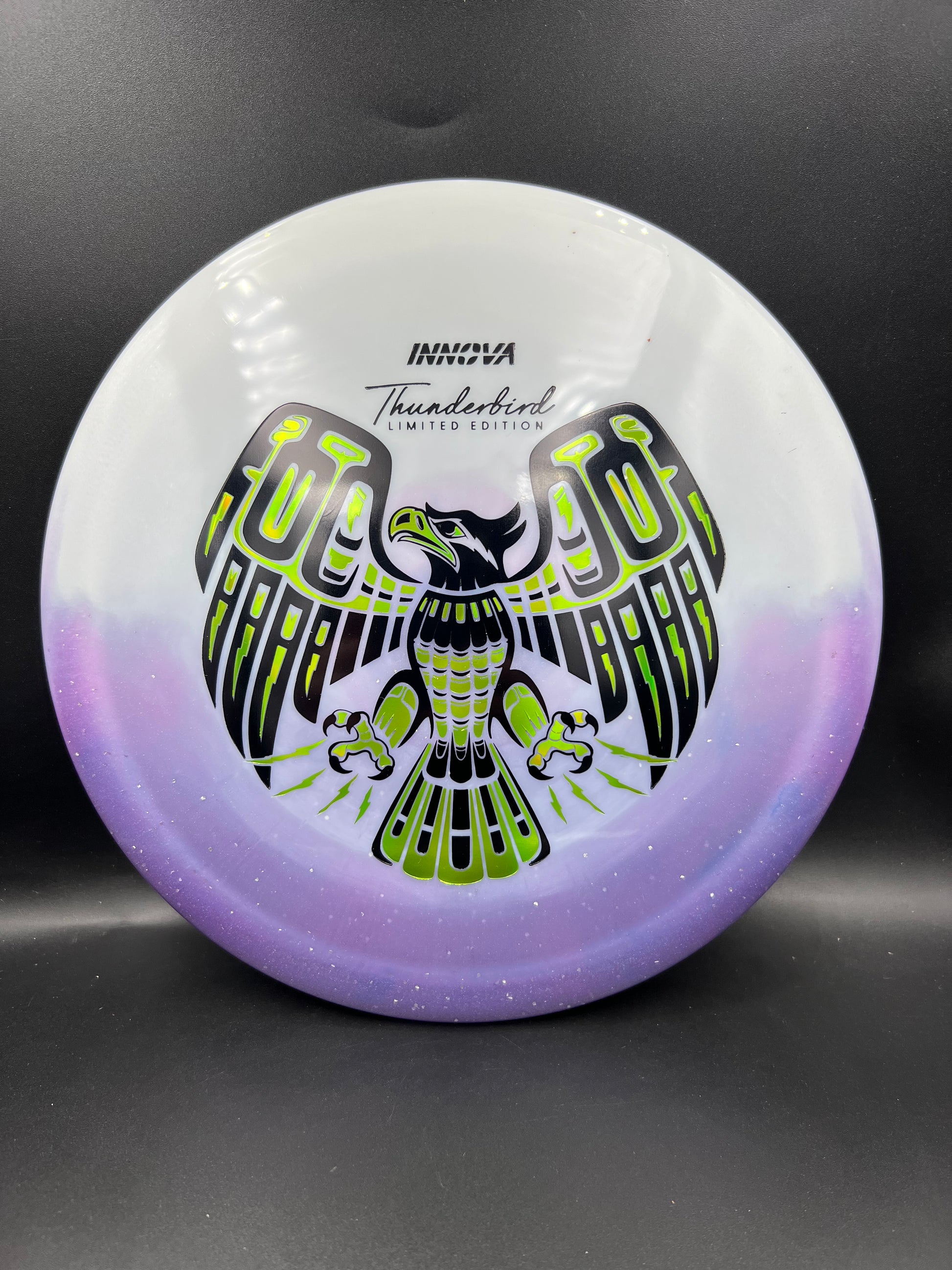 Innova Limited Edition Duo Thunderbird Purple Bottom Black Reflective Green - 169g