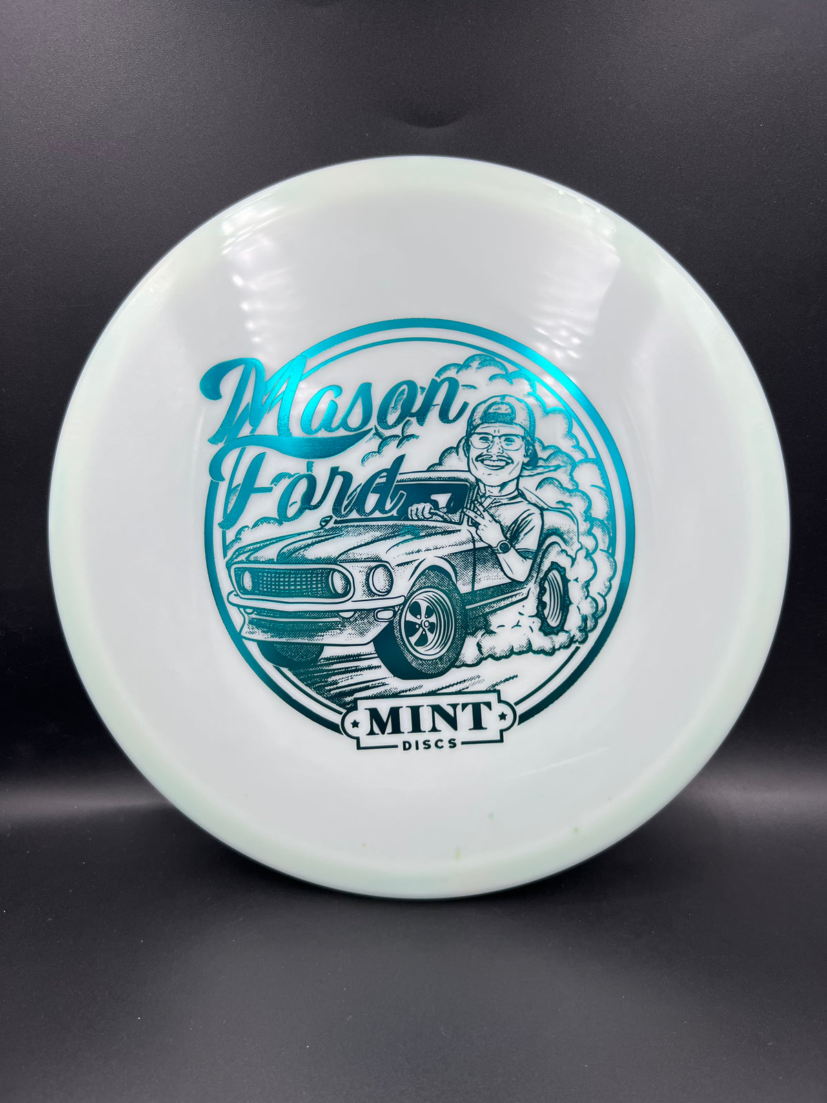 Mint Discs Mason Ford Apex Mustang 4th Run White Teal - 174g