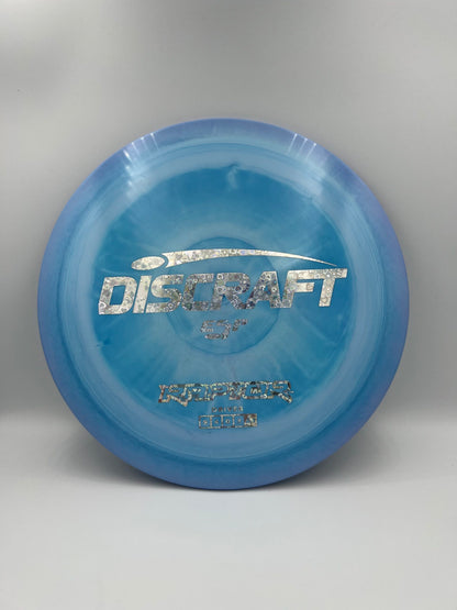 Discraft ESP Raptor Driver Swirly Blue w/ Silver Stamp