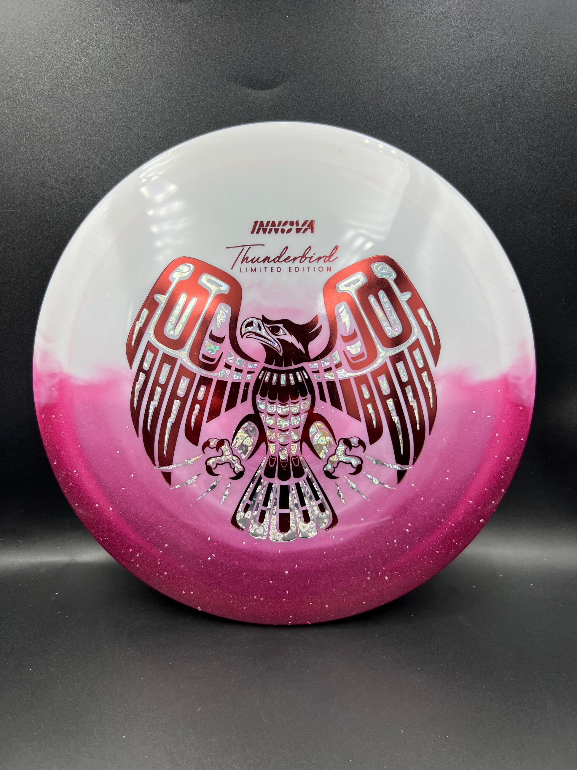Innova Limited Edition Duo Thunderbird Burgundy Bottom Red Silver Hearts - 172g