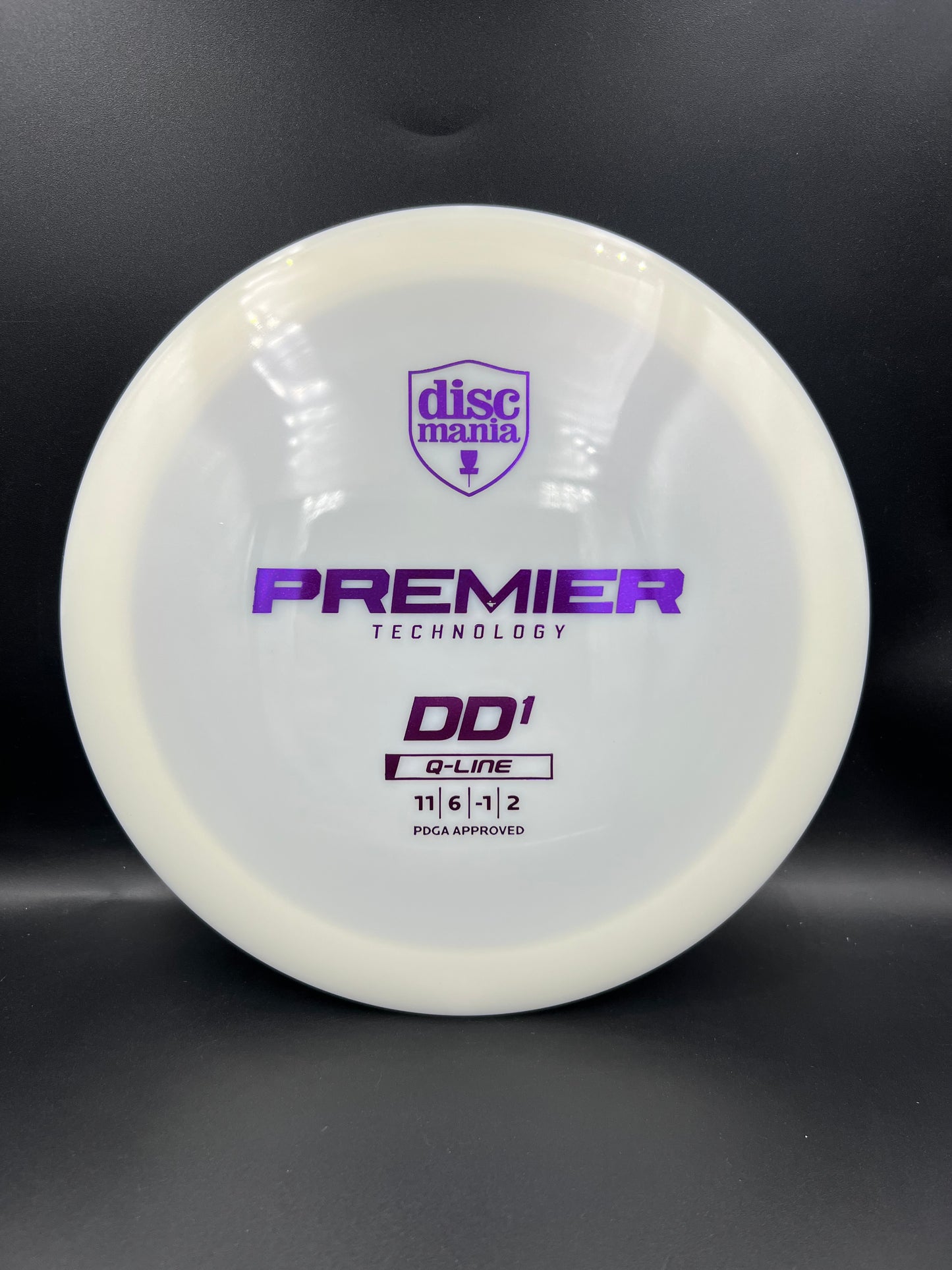 Discmania Q-Line DD1 White Purple Stamp - 174g