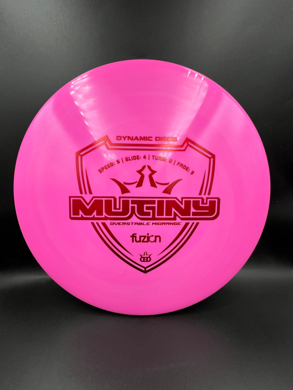 Dynamic Discs Fuzion Mutiny Pink Red - 177g