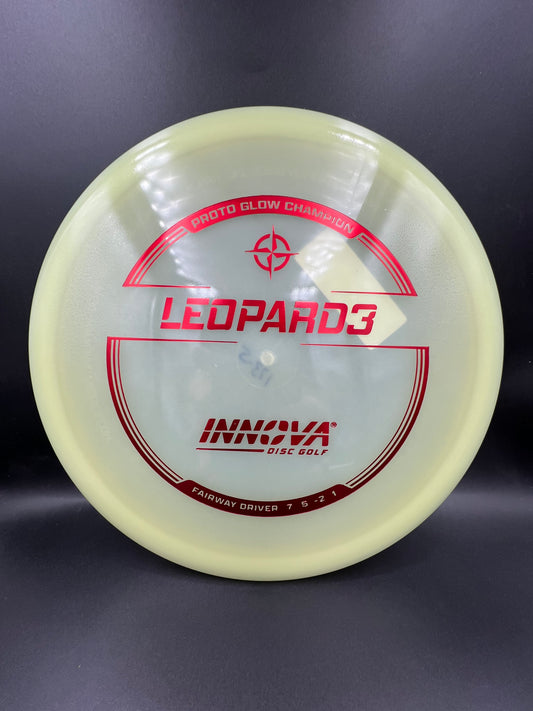 Innova Proto Glow Champion Leopard3 Red Stamp - 173g-175g