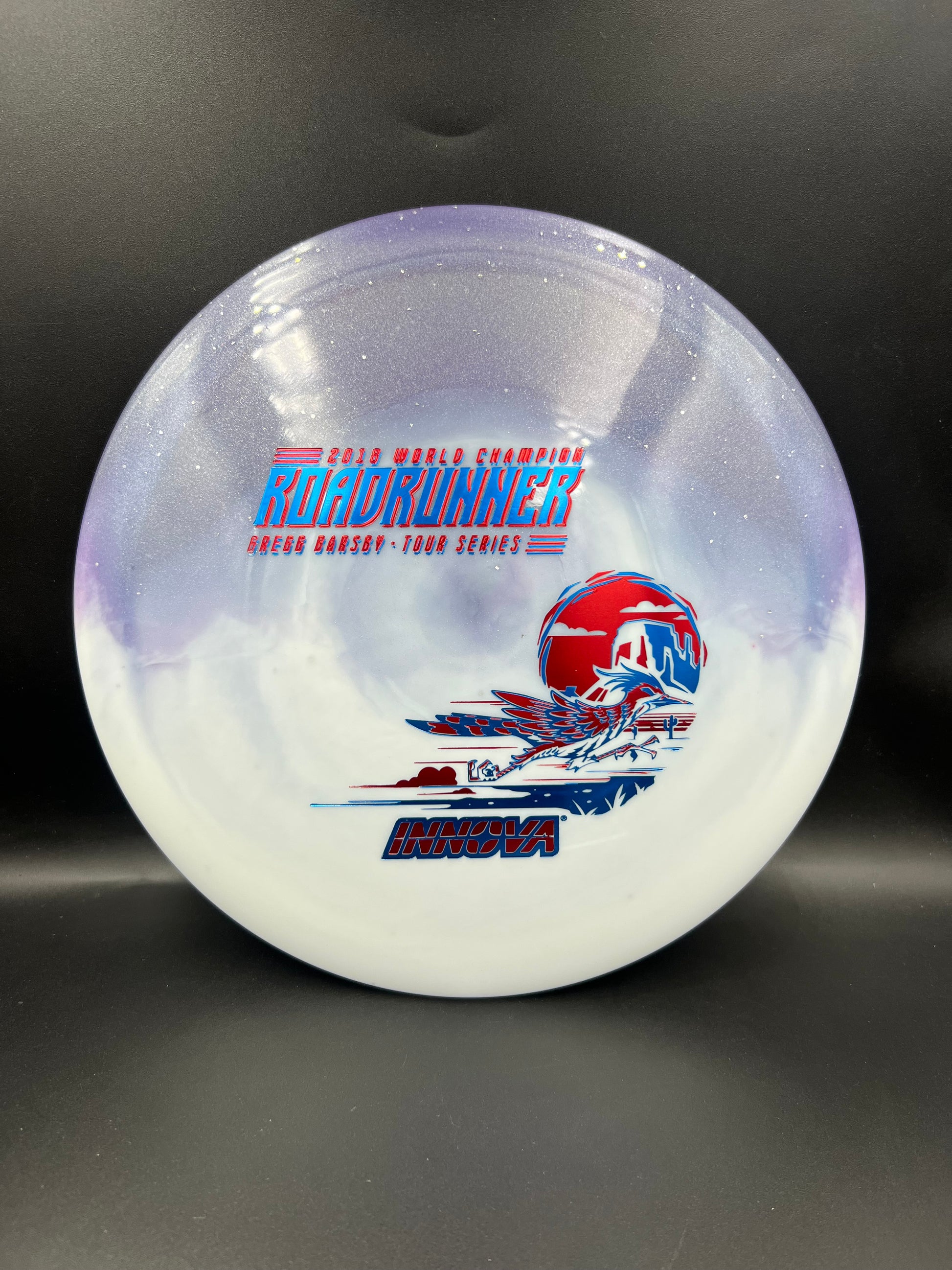 Innova 2026 Tour Series Duo Roadrunner Gregg Barsby Purple Top Red Blue - 172g