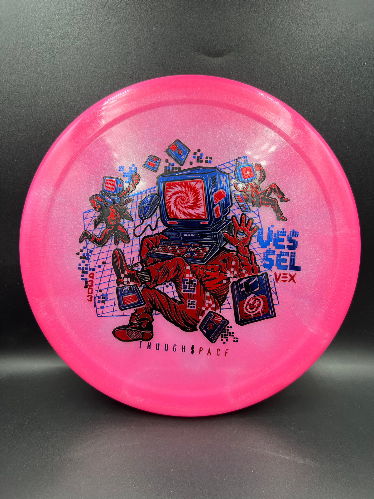 Thought Space Vex Vessel Pink Blue Red - 172g