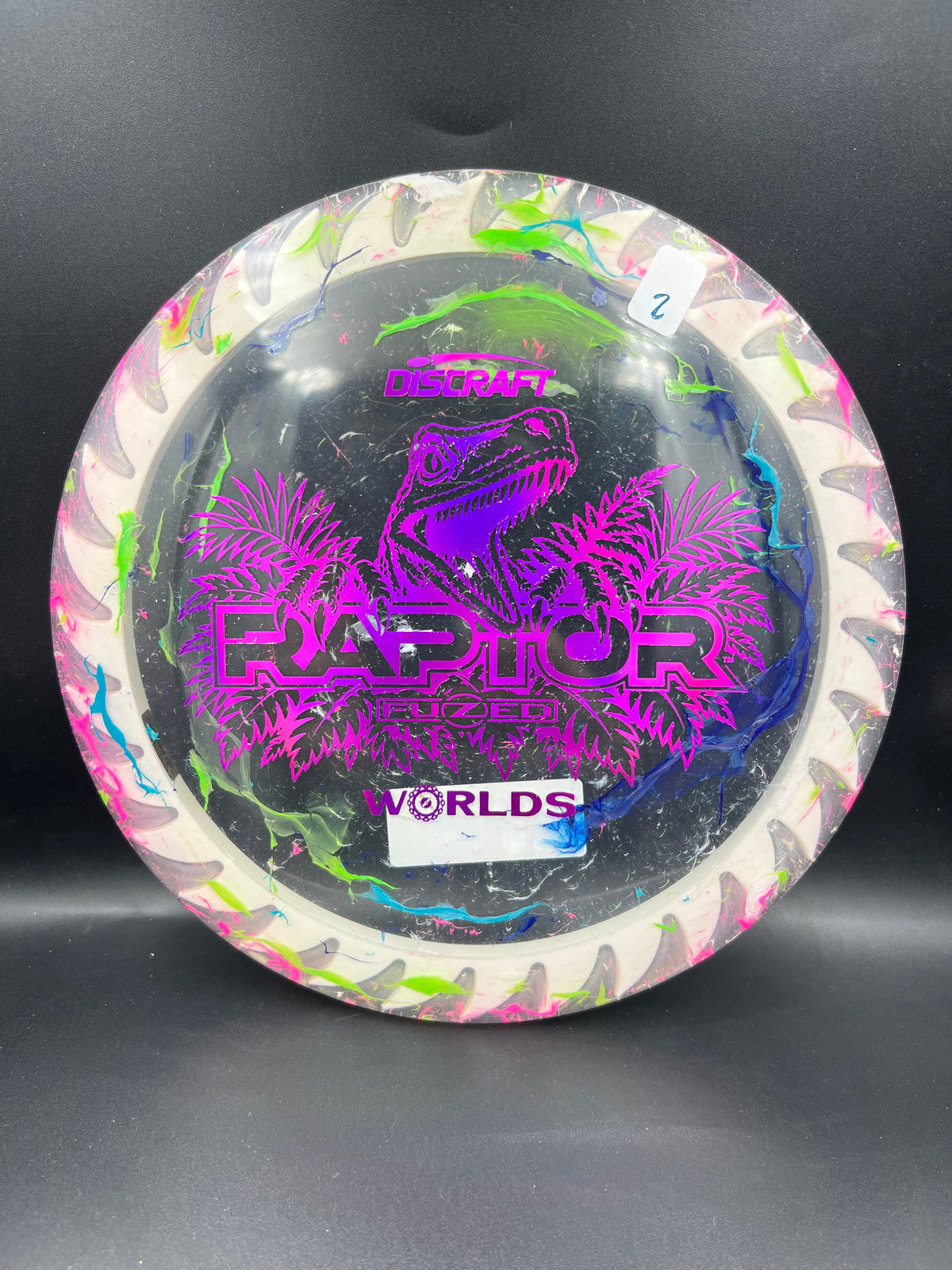 Discraft 2026 Worlds Jawbreaker Z Flx Fuzed Raptor White Pink (2) - 173g-174g