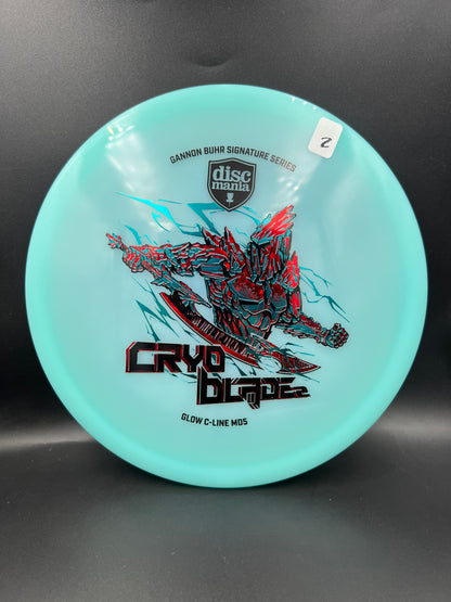 Discmania Gannon Buhr Signature Series Glow C-Line MD5 Cryo Blade 2