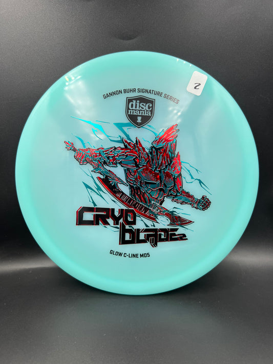 Discmania Gannon Buhr Signature Series Glow C-Line MD5 Cryo Blade 2 Blue Red Blue (2) - 176g