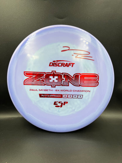 Discraft ESP Zone Refresh - Purple Red Maroon - 174g