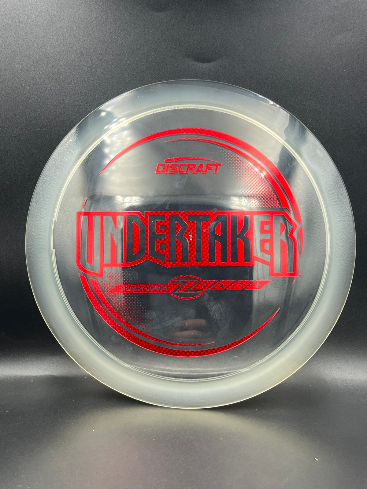 Discraft Z Undertaker Refresh - Clear Red Weave - 167g-169g