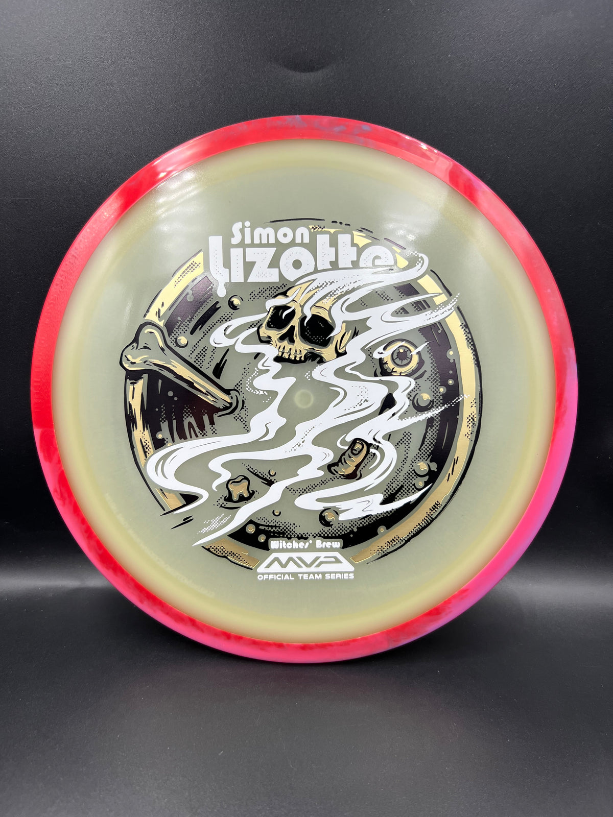 Axiom Eclipse Aspect - Simon Lizotte 2026 Halloween Team Series Black Gold Pink Red Rim - 173g