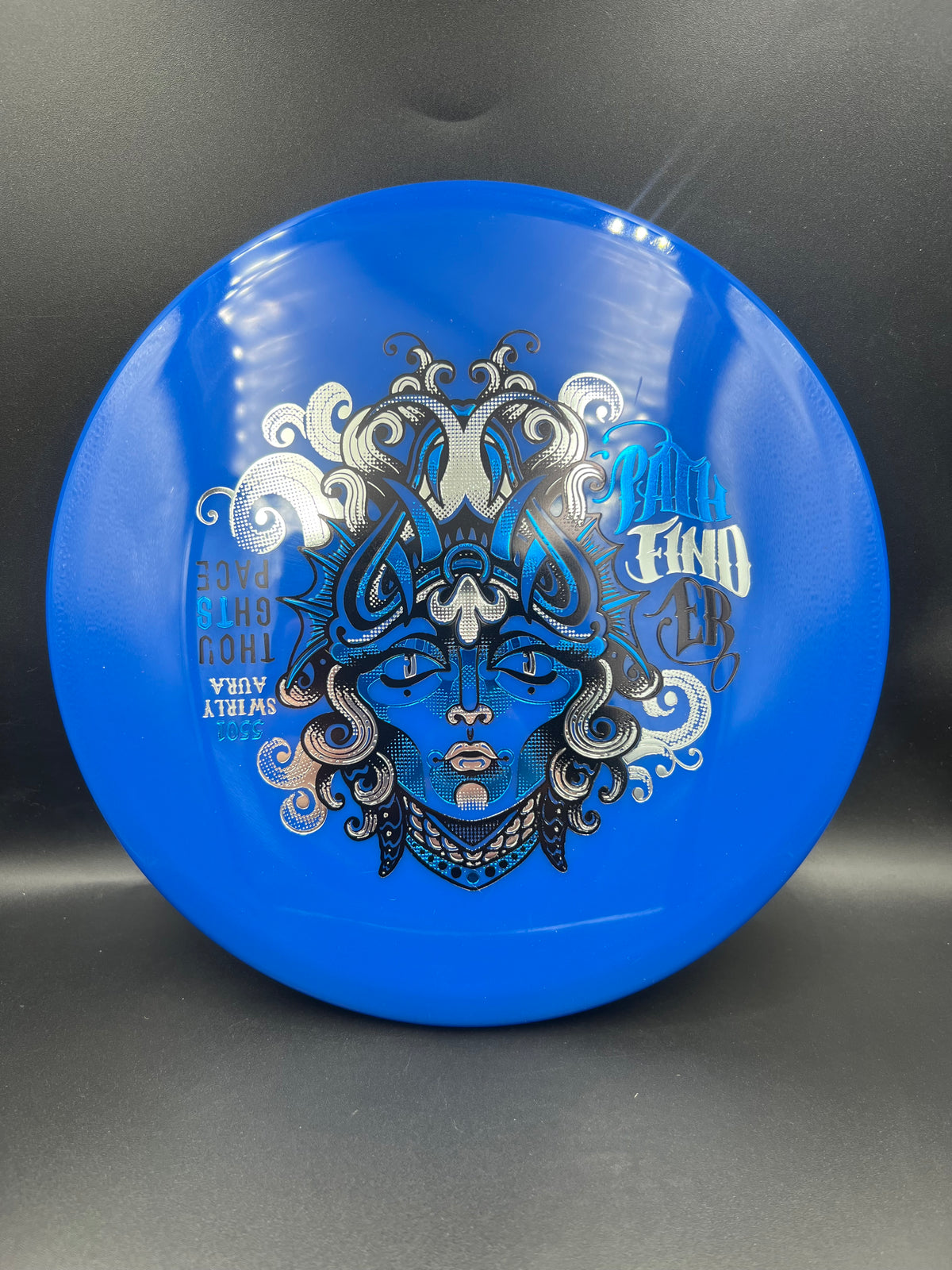Thought Space 5501 Swirly Aura Pathfinder Blue Blue Silver - 176g