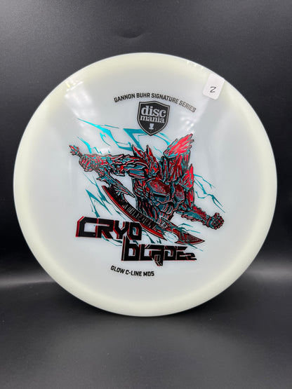 Discmania Gannon Buhr Signature Series Glow C-Line MD5 Cryo Blade 2