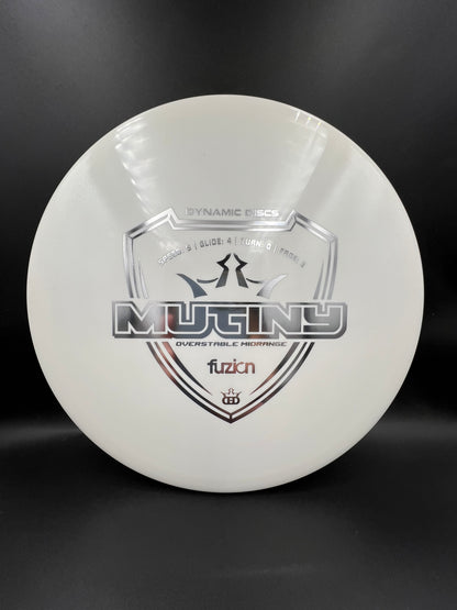Dynamic Discs Fuzion Mutiny White Silver - 175g